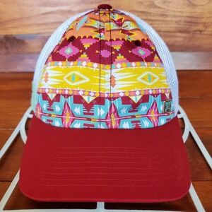 Hooey Aztec Hat Cap Women Snapback Mesh Adjustable‎ OSFM Western